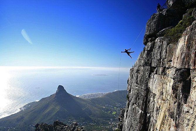 Abseiling Table Mountian