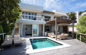 Pool and Outdoor Deck at Bantry Bay Holiday Apartment - Atlantic View.