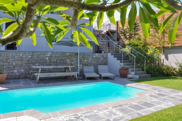 Pool area at House Zenon in plettenberg