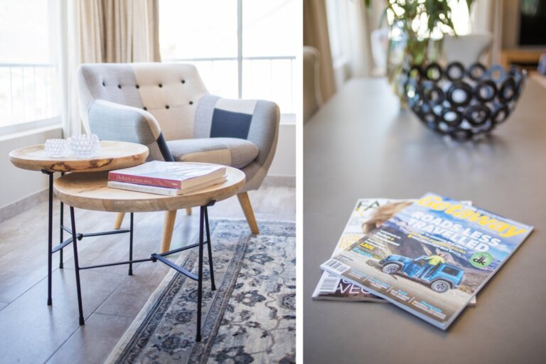 THE BOARDWALK HOUT BAY- interior and book
