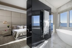 Penthouse In Mouille Point - 5 Star Accommodation bathroom with view