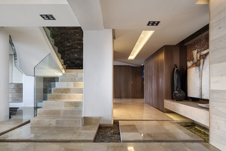 Penthouse In Mouille Point - 5 Star Accommodation - interior lower section