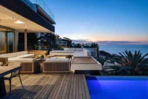 Six bedroom Mansion- Cape Town-outside furniture