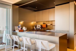 Exquisite kitchen at the Waterfront Apartment - 301 Parama