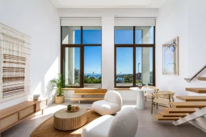 tudio (B) Living Area- Beautiful Ocean Views from this contemporary Studio loft