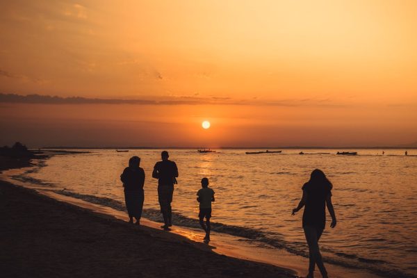 Family on Cape Town Beach